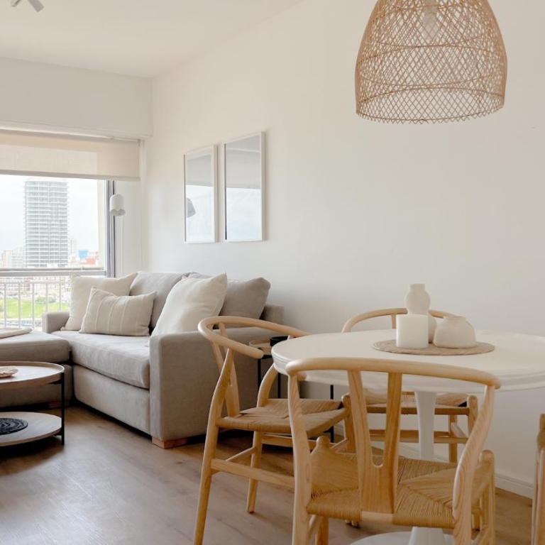 Depto Gustavo - Depto para 2 PAX con vista al mar en Playa Varese con cochera - Hola Sur - One-Bedroom Apartment - 4