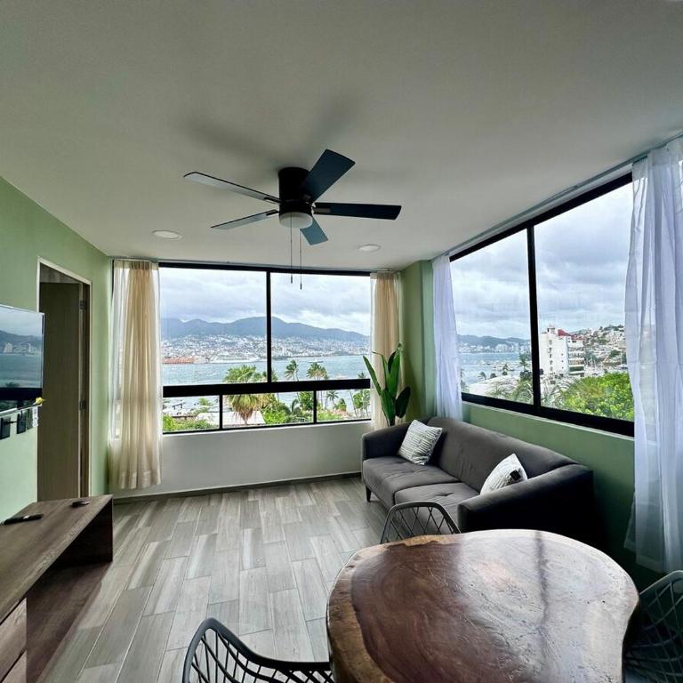 Precioso departamento de 2 recamaras con vista a la bahia - Apartamento de 2 dormitorios - 1