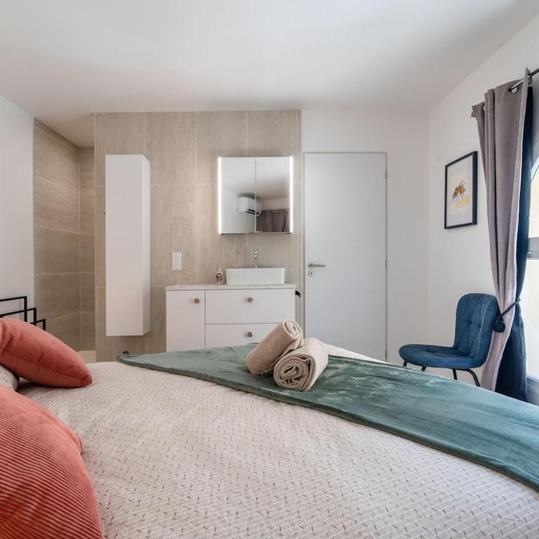 Séjour DUO parfait, Plein Centre, avec Parking privé & Climatisation - One-Bedroom Apartment - 13