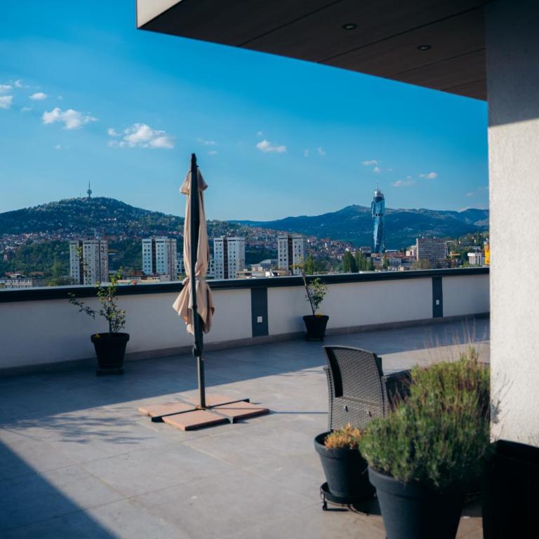 Vista Sarajevo Residences - Deluks Apartman sa 1 Spavaćom Sobom i Pogledom na Grad - 10