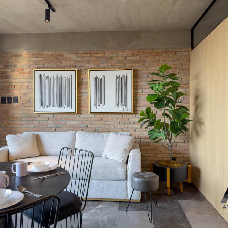 Spacious Loft with View and Balcony in Midtown Providencia 702 - Apartamento de 1 dormitorio - 2