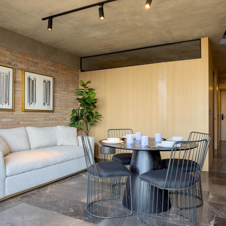 Spacious Loft with View and Balcony in Midtown Providencia 702 - Apartamento de 1 dormitorio - 9