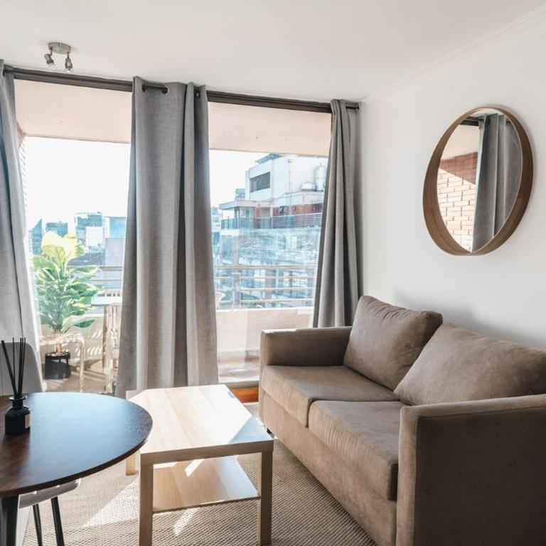Cómodo depto Estacionamiento cerca Metro Escuela Militar - Two-Bedroom Apartment - 1