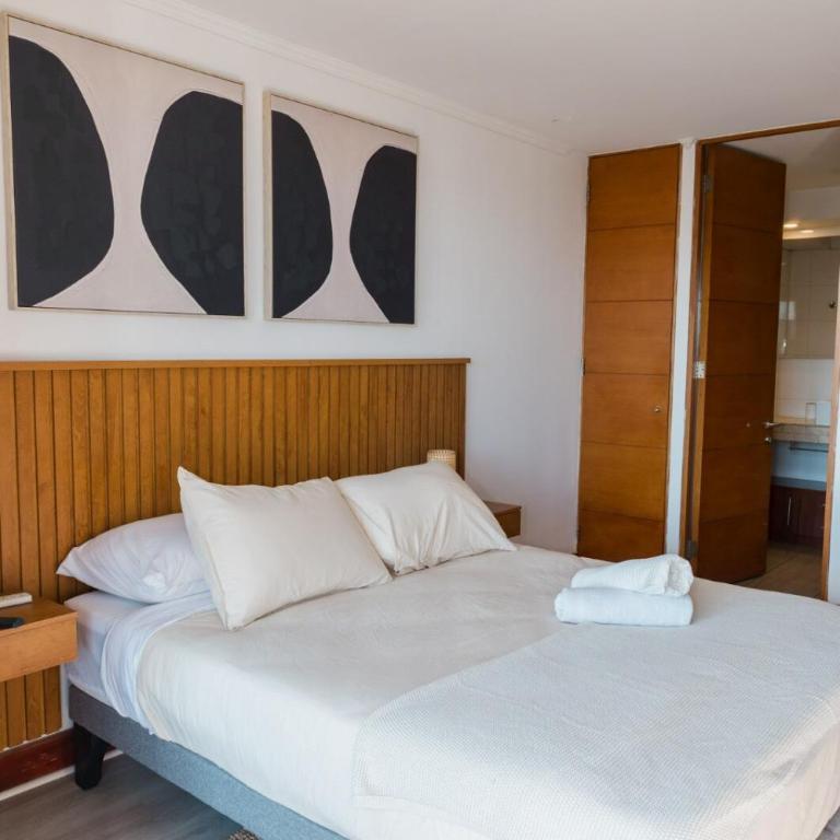 Cómodo depto Estacionamiento cerca Metro Escuela Militar - Two-Bedroom Apartment - 2