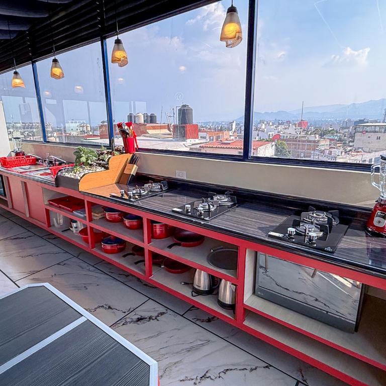 All Inclusive Suite VIP a 3 Min del Estadio - Rooftop - Servicio - One-Bedroom Apartment - 27