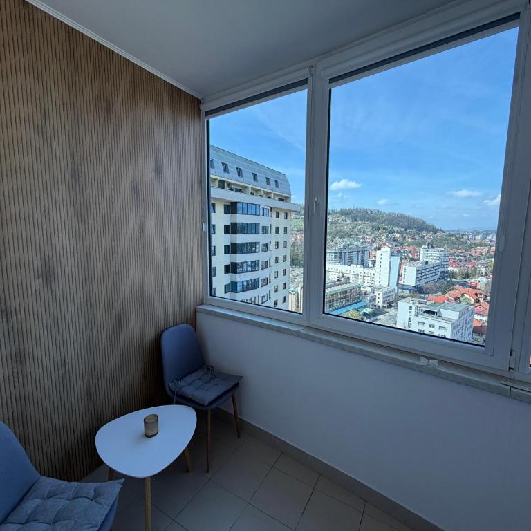 Apartman Delux - Deluks Apartman sa 1 Spavaćom Sobom i Pogledom na Grad - 5