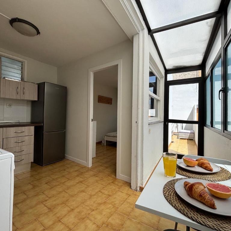 Acogedor ático en centro histórico, Terraza, AC - Apartamento de 1 dormitorio con terraza - 13