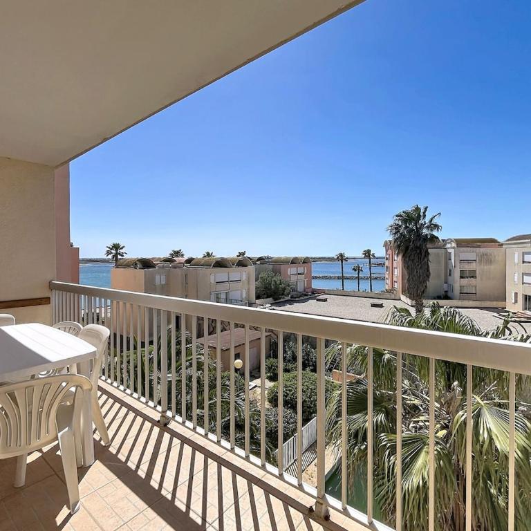 Le Briza - Piscine - Terrace avec vue sur la plage du Grazel - Appartamento con 1 Camera da Letto e Vista Mare - 4