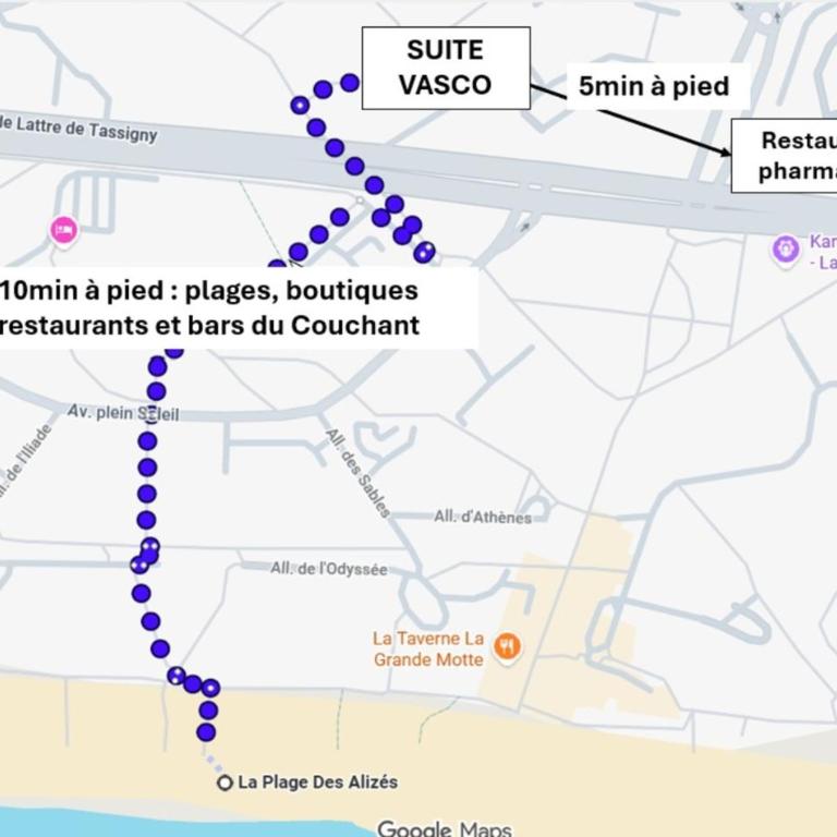 Suite Vasco à deux pas des PLAGES Parking privé Clim Wifi - ROSSIconciergerie - Linge inclus - Studio with Terrace - 20