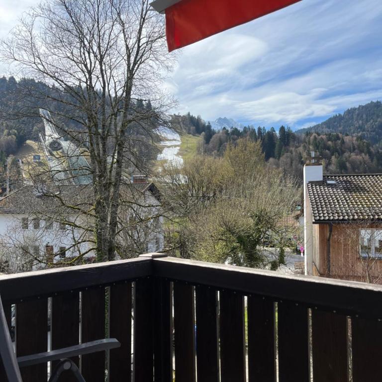 Ferienwohnung Olympiablick - Bergpanorama - Appartamento con 1 Camera da Letto - 11
