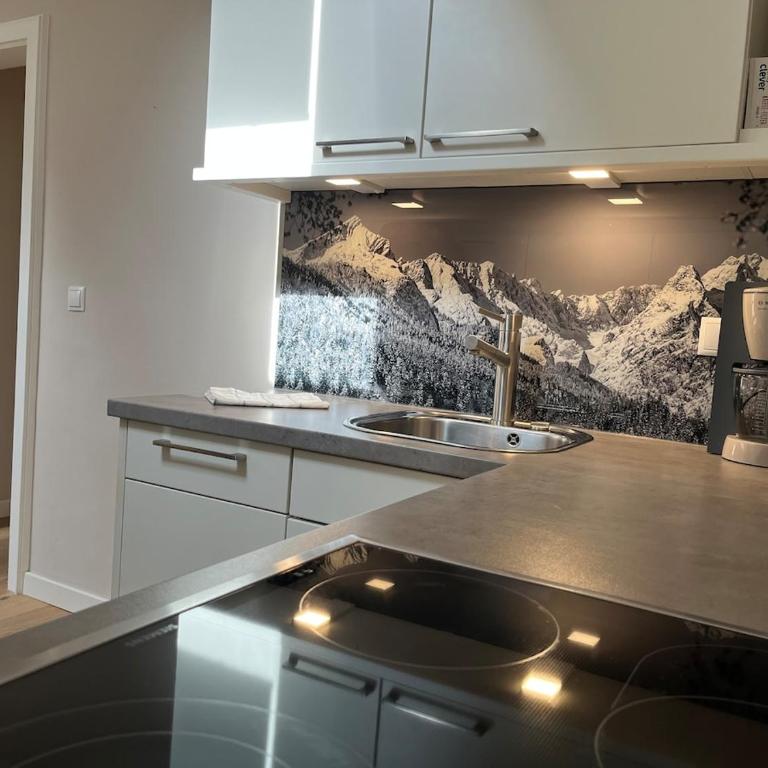 Ferienwohnung Olympiablick - Bergpanorama - Appartamento con 1 Camera da Letto - 16
