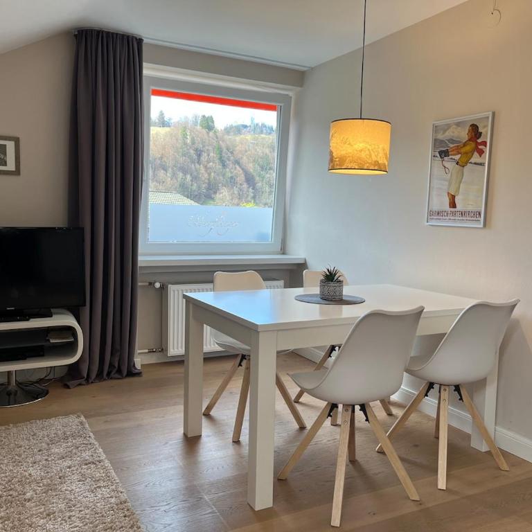 Ferienwohnung Olympiablick - Bergpanorama - Appartamento con 1 Camera da Letto - 21