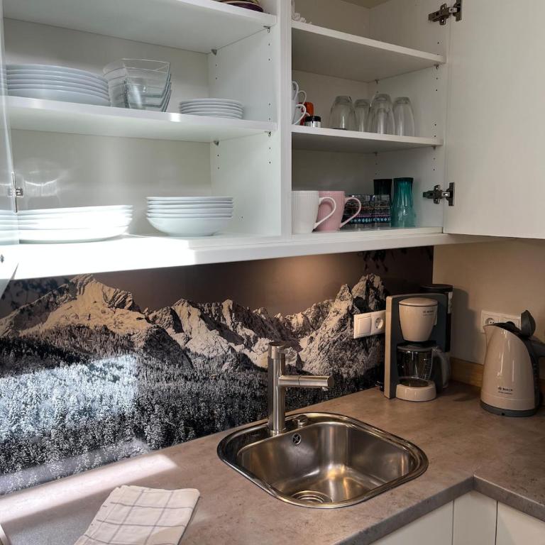 Ferienwohnung Olympiablick - Bergpanorama - Appartamento con 1 Camera da Letto - 23