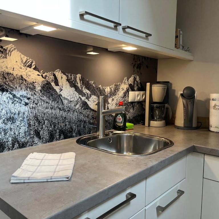 Ferienwohnung Olympiablick - Bergpanorama - Appartamento con 1 Camera da Letto - 52