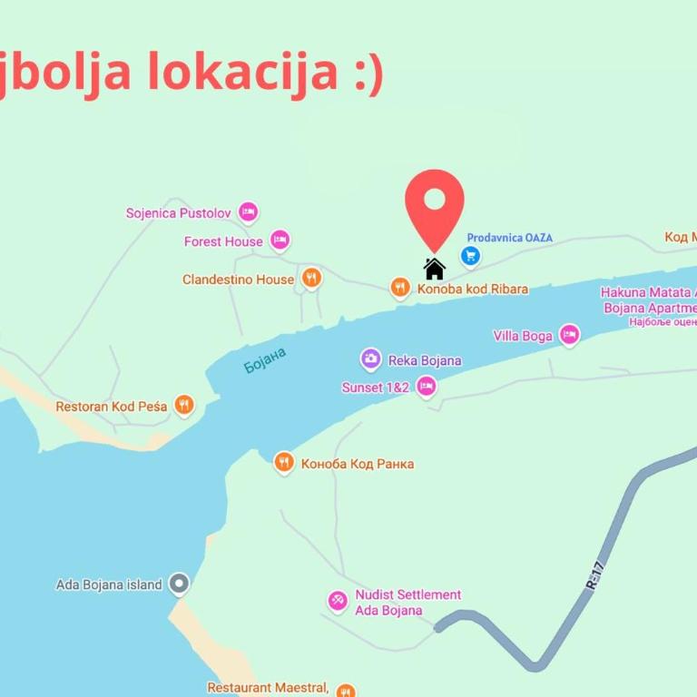 Ada Bojana Kucica - Kuća sa 1 Spavaćom Sobom - 3
