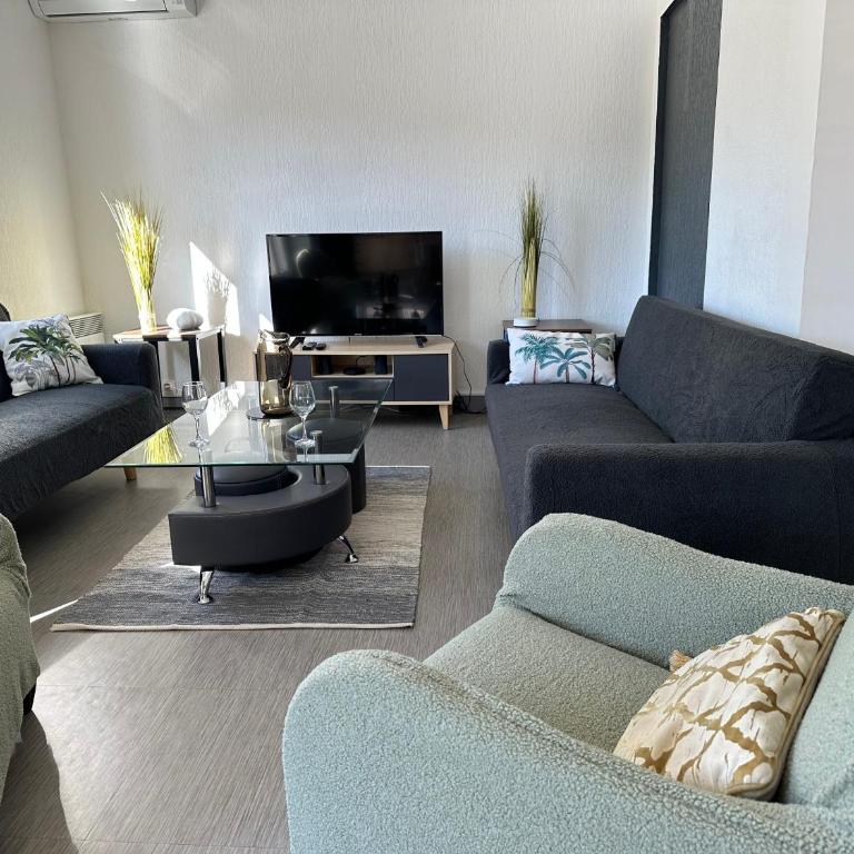 Rosalie - Terrasse BBQ - Clim, Parking Privé & WiFi OFFRE SPECIALE - Appartement 3 Chambres - 13