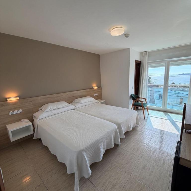 Hotel Riveiro - Habitación Doble con vistas al mar - 1 o 2 camas - 2