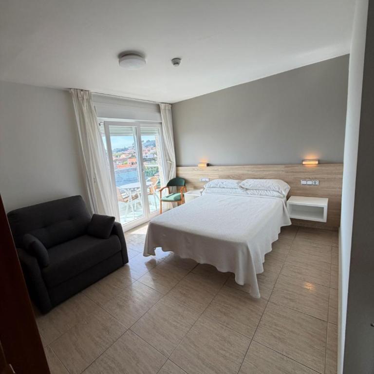 Hotel Riveiro - Habitación Doble con vistas al mar - 1 o 2 camas - 4