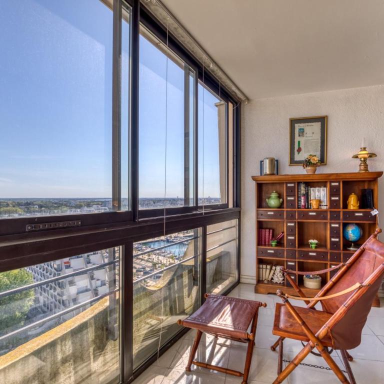 Le Panoramique à la Grande Pyramide - Apartment mit 3 Schlafzimmern und Blick auf das Wasser - 19