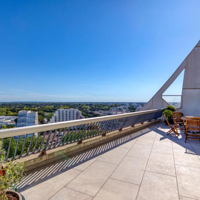 Le Panoramique à la Grande Pyramide - Apartment mit 3 Schlafzimmern und Blick auf das Wasser - 21