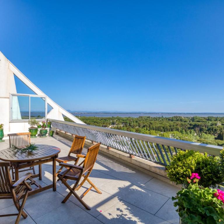 Le Panoramique à la Grande Pyramide - Apartment mit 3 Schlafzimmern und Blick auf das Wasser - 1