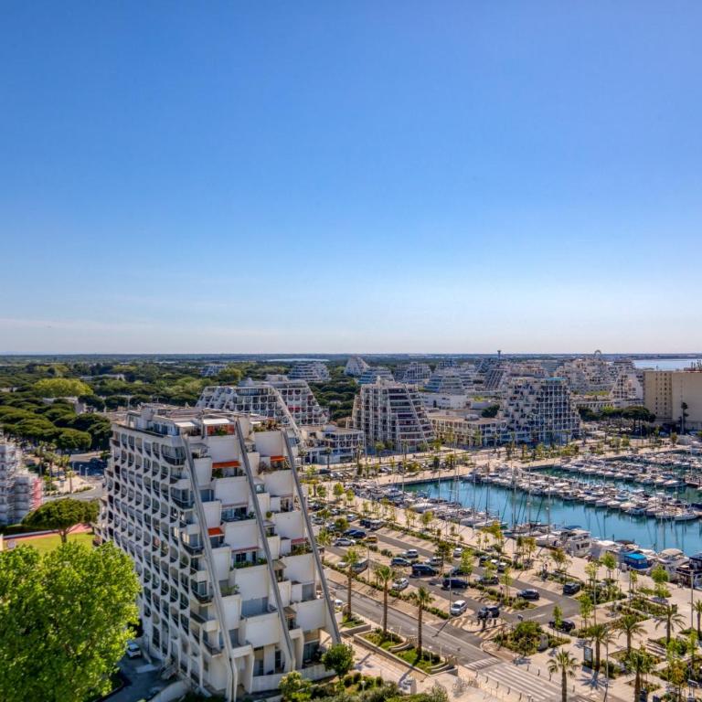 Le Panoramique à la Grande Pyramide - Apartment mit 3 Schlafzimmern und Blick auf das Wasser - 24