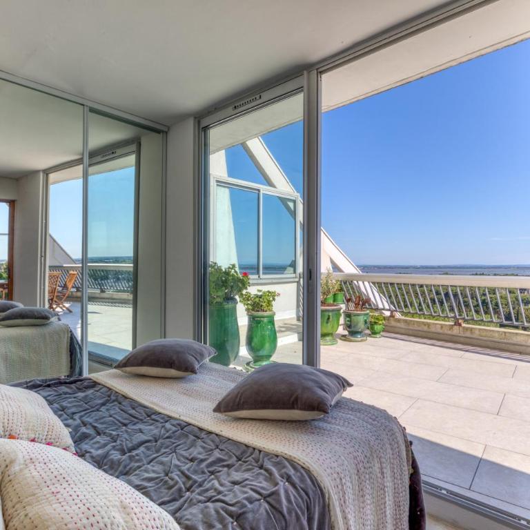 Le Panoramique à la Grande Pyramide - Apartment mit 3 Schlafzimmern und Blick auf das Wasser - 4