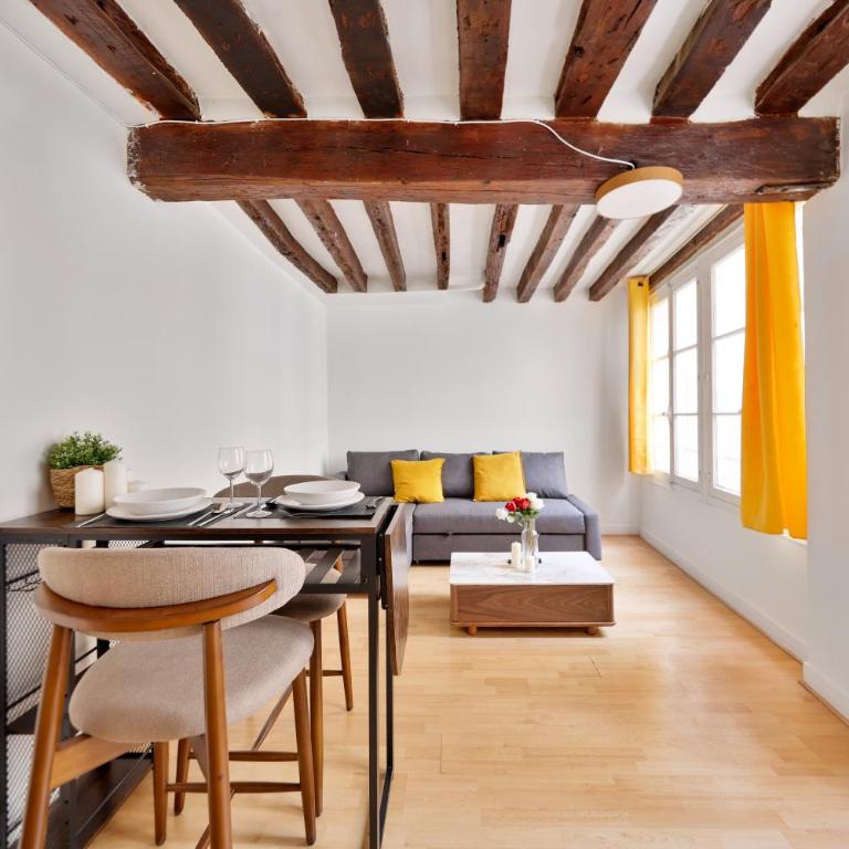 Cozy Studio in the Heart of Montorgueil, Paris - Studio avec Canapé-Lit - 5