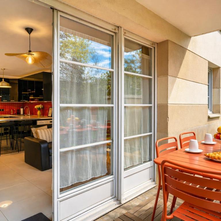Family Apartment near Disneyland with AC, Garden & Parking - Appartement - Vue sur Jardin - 3
