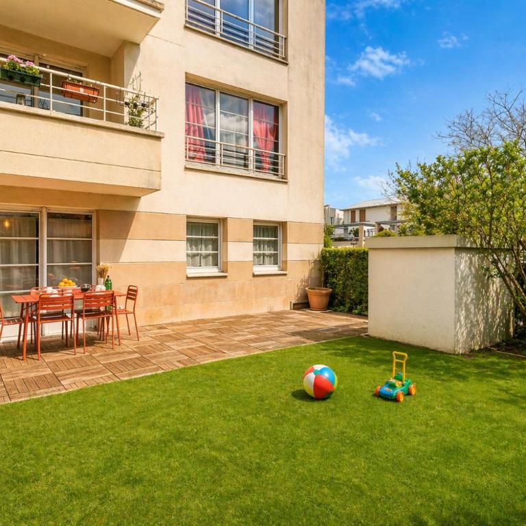 Family Apartment near Disneyland with AC, Garden & Parking - Appartement - Vue sur Jardin - 26