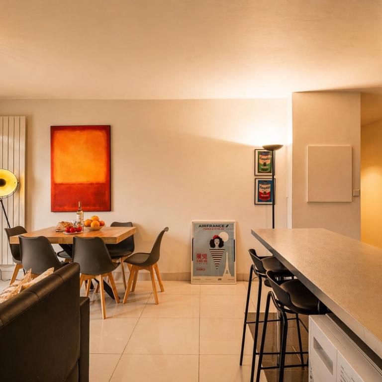 Family Apartment near Disneyland with AC, Garden & Parking - Appartement - Vue sur Jardin - 15