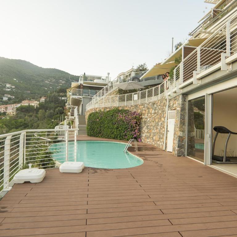 5 Minutes from the Beaches Relax by the Pool - Appartamento con 1 Camera da Letto, Vista Mare e Balcone - 16