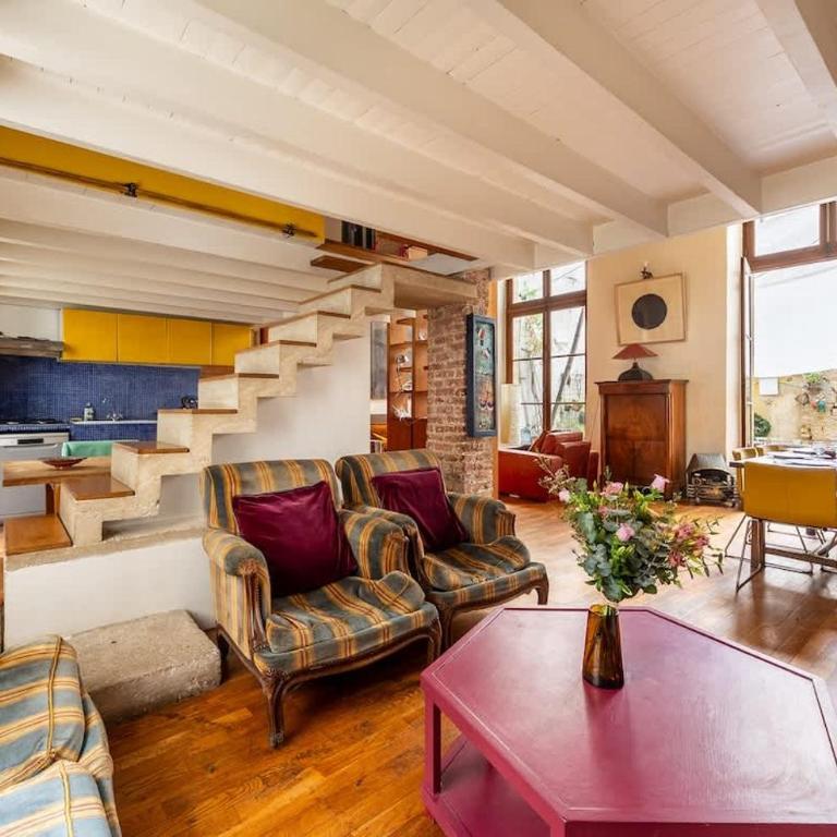 Le Marais - Private 3BR House with Terrace - Apartment - 8