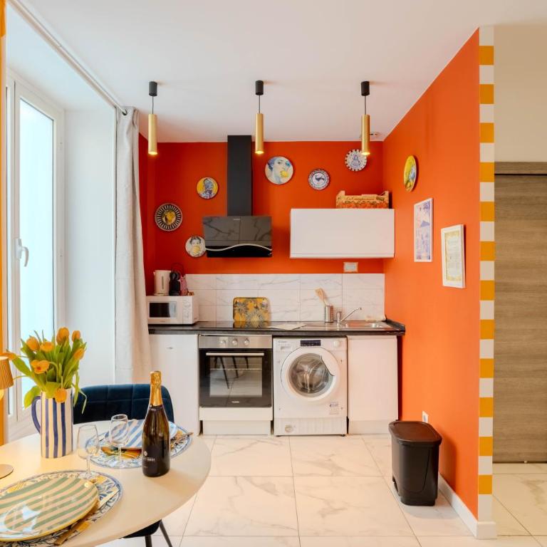 Ciao Bella Wellness Suite - Luxury Jacuzzi, Massage Table & AC in Central Nice - Appartement 1 Chambre - 9