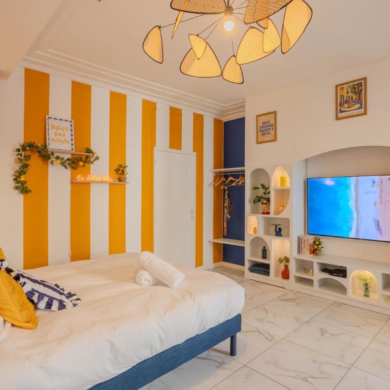 Ciao Bella Wellness Suite - Luxury Jacuzzi, Massage Table & AC in Central Nice - Appartement 1 Chambre - 6