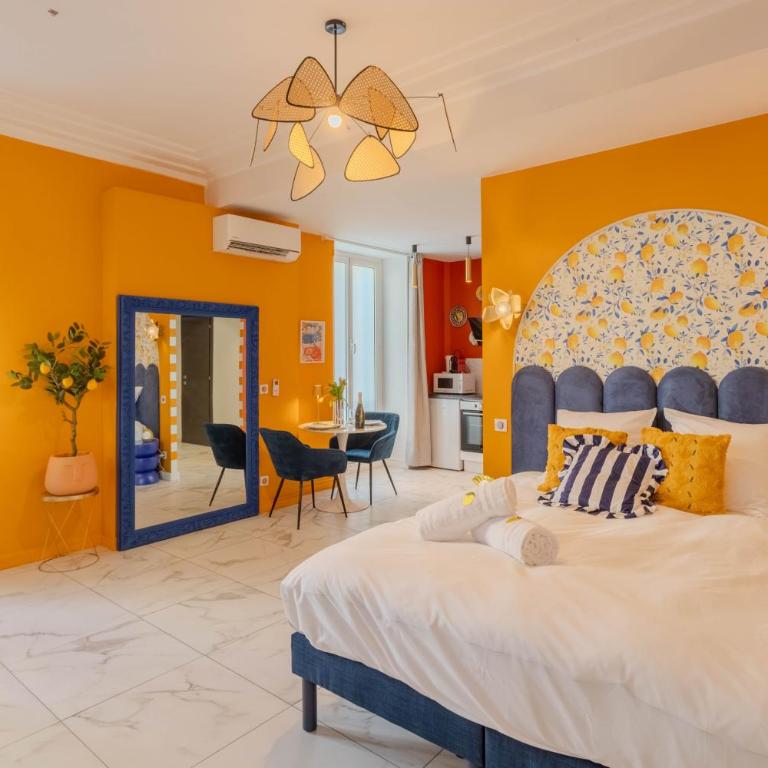 Ciao Bella Wellness Suite - Luxury Jacuzzi, Massage Table & AC in Central Nice - Appartement 1 Chambre - 10