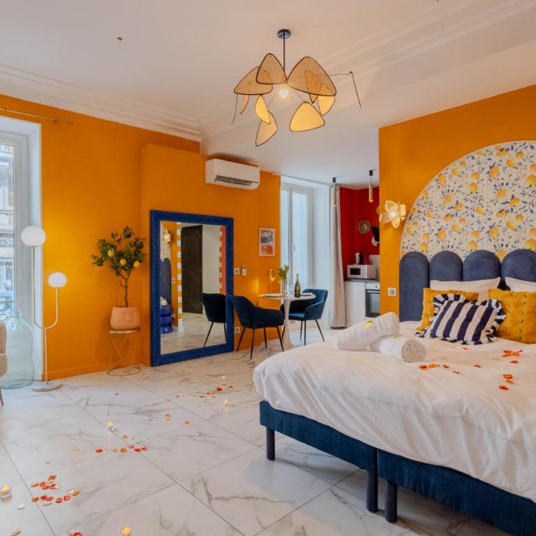 Ciao Bella Wellness Suite - Luxury Jacuzzi, Massage Table & AC in Central Nice - Appartement 1 Chambre - 38