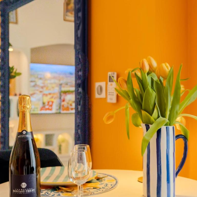 Ciao Bella Wellness Suite - Luxury Jacuzzi, Massage Table & AC in Central Nice - Appartement 1 Chambre - 36