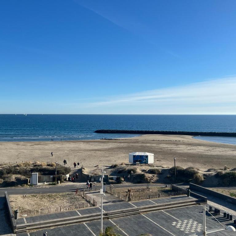 SUNSET Joli 3 Pièces avec 2 alcôves CLIMATISATION et WIFI vue mer piscine Rochelongue Cap d'Agde - Appartement - Vue sur Mer - 20