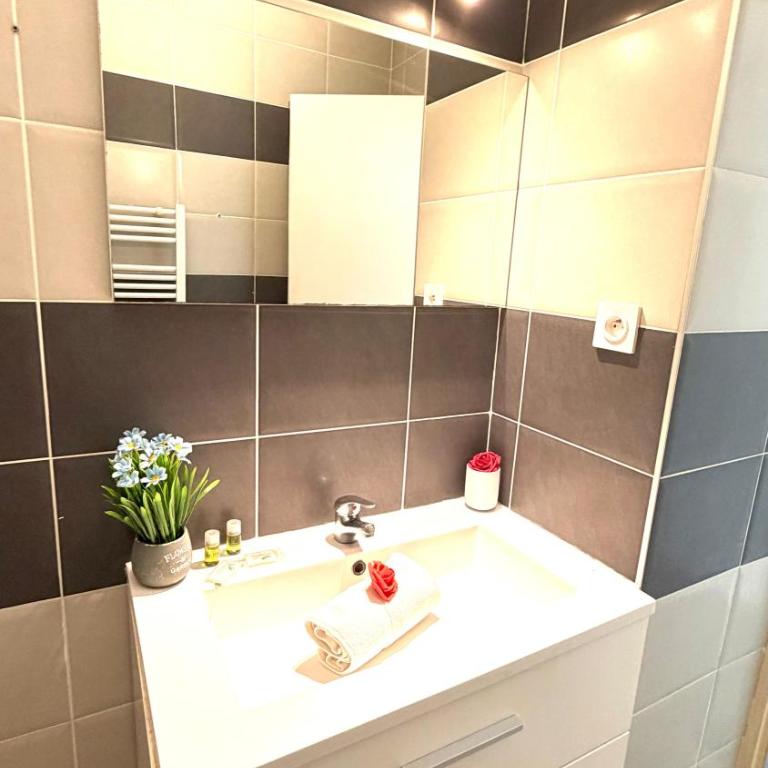 Escale -Cosy & Lumineux -proche port - plage - Apartment mit 1 Schlafzimmer - 13