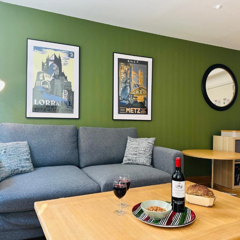M Dali à Metz hypercentre 1 chambre 4 personnes - Appartamento con 1 Camera da Letto - 2