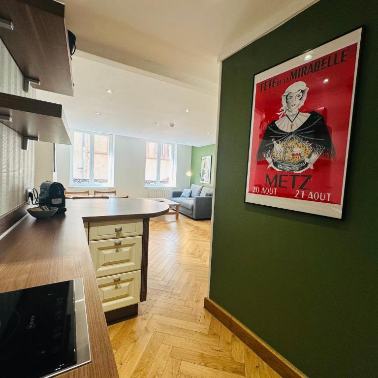 M Dali à Metz hypercentre 1 chambre 4 personnes - Appartamento con 1 Camera da Letto - 13