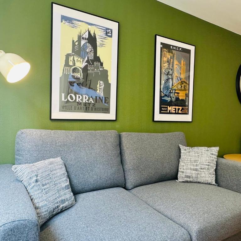 M Dali à Metz hypercentre 1 chambre 4 personnes - Appartamento con 1 Camera da Letto - 22
