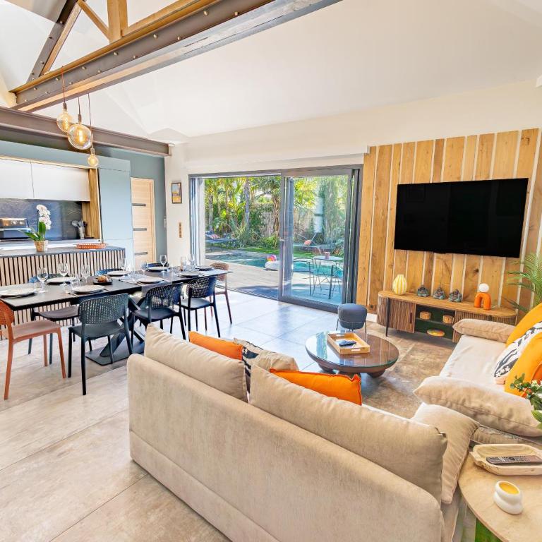 Villa piscine, plages à pied, 4 suites - Antibes - Villa con Piscina Privata - 5