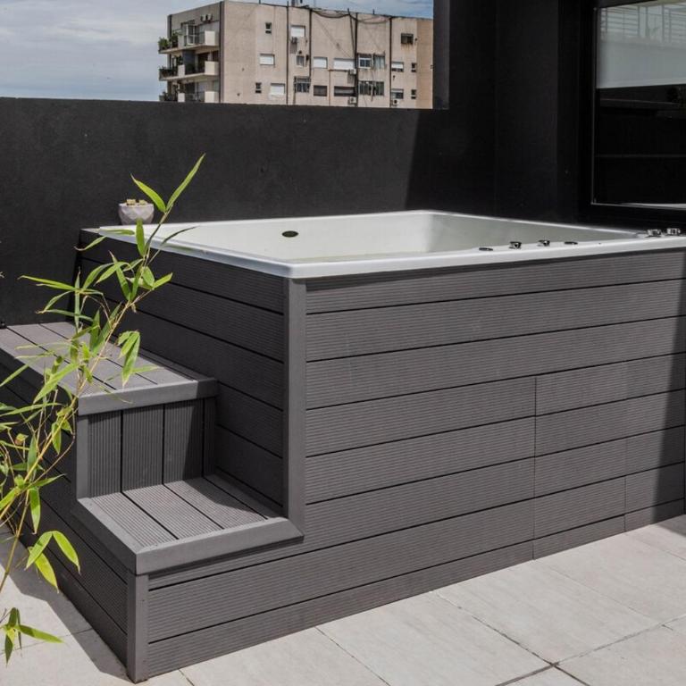 BT Homes - 2 Ambientes Premium & Terraza con Jacuzzi - Apartamento de 2 dormitorios - 75