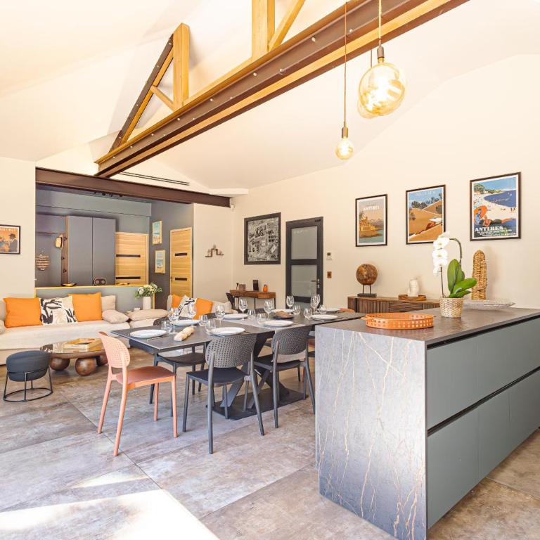 Villa piscine, plages à pied, 4 suites - Antibes - Villa con Piscina Privata - 7