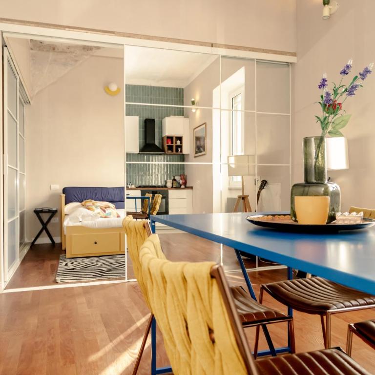 Loft Pop-Industrial con vista Acquedotto - Appartamento con 1 Camera da Letto - 25