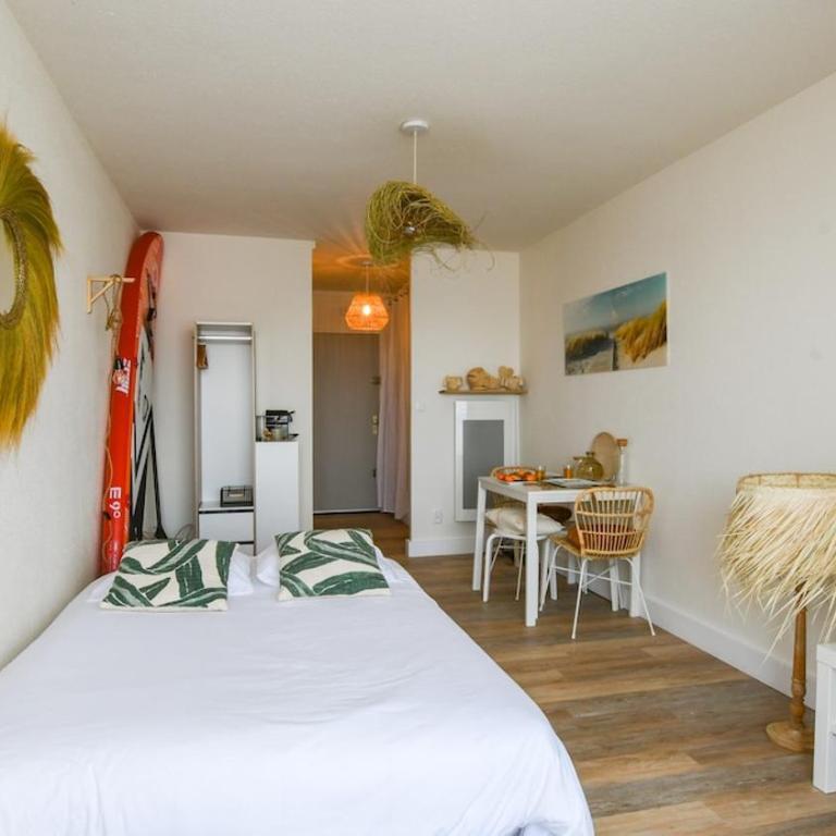Le Surfing vaste studio près port et plage parking - Apartment mit 2 Schlafzimmern - 10