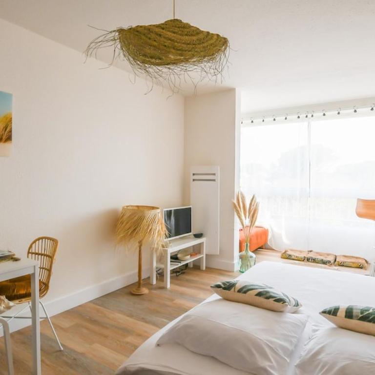 Le Surfing vaste studio près port et plage parking - Apartment mit 2 Schlafzimmern - 15
