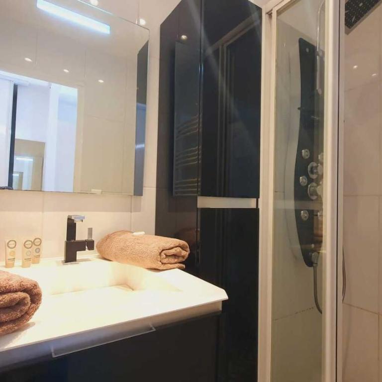 Le Nid Ensoleillé avec Parking privé Clim Wifi - ROSSIconciergerie - Linge inclus - Apartment mit 1 Schlafzimmer und Terrasse - 13